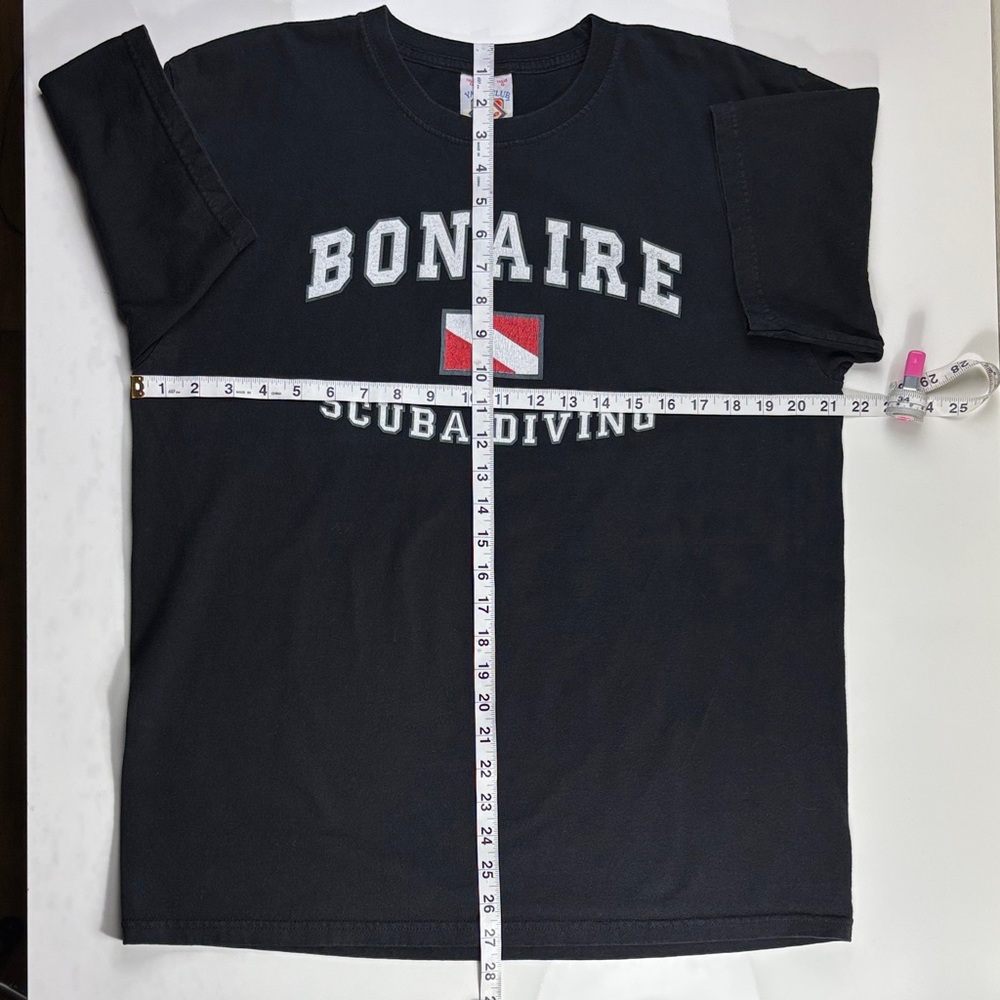 Bonaire Scuba Diving Black T-Shirt - Picture 2 of 4